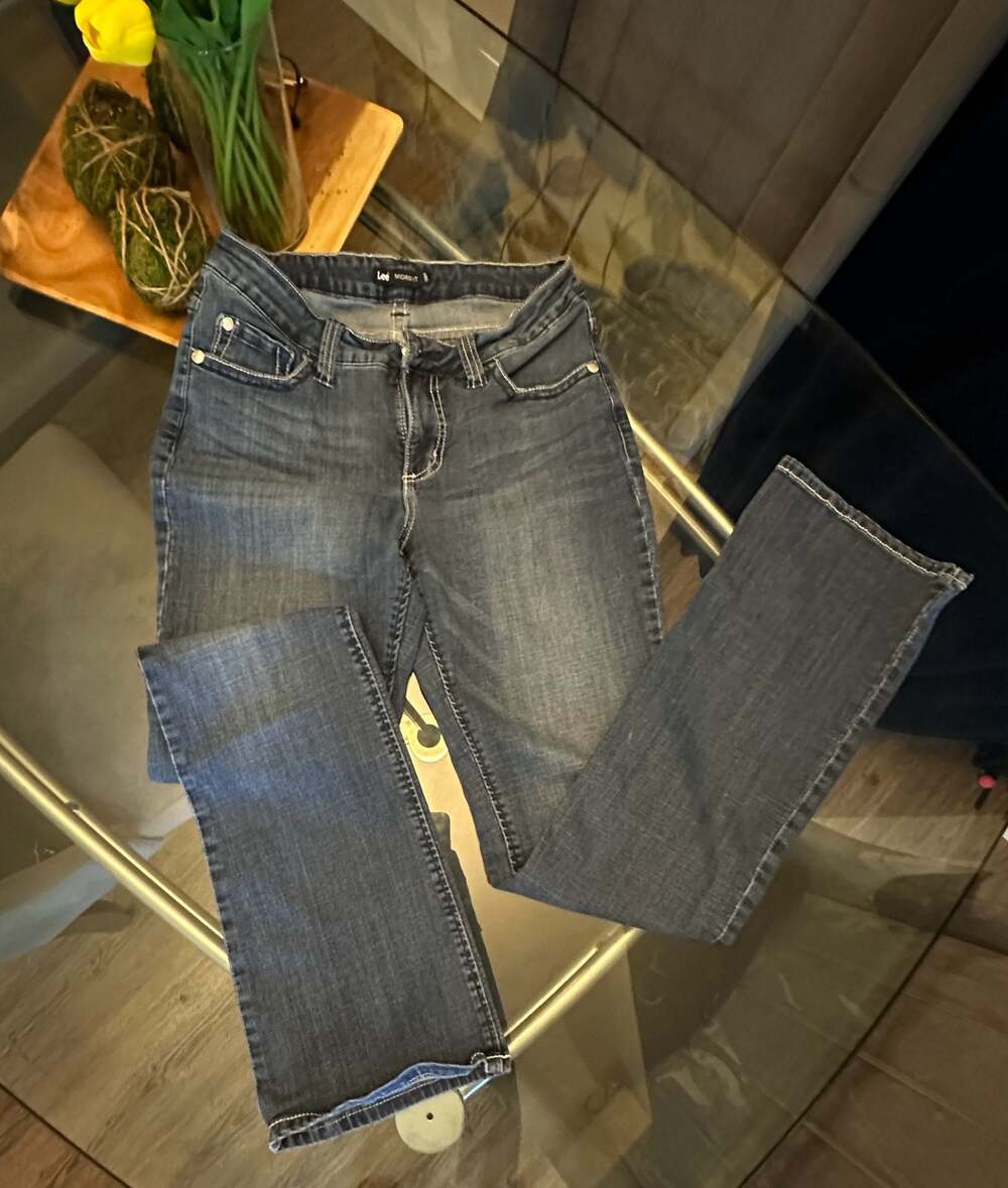 Lee MidrisFit Denim Blue Jeans Size 6 Long